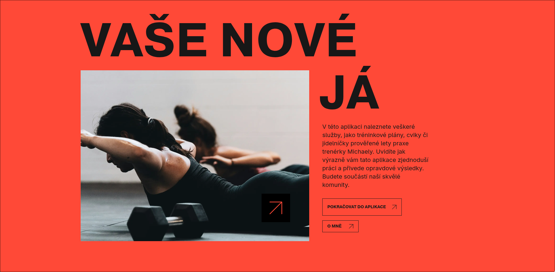 Design a vývoj fitness aplikace