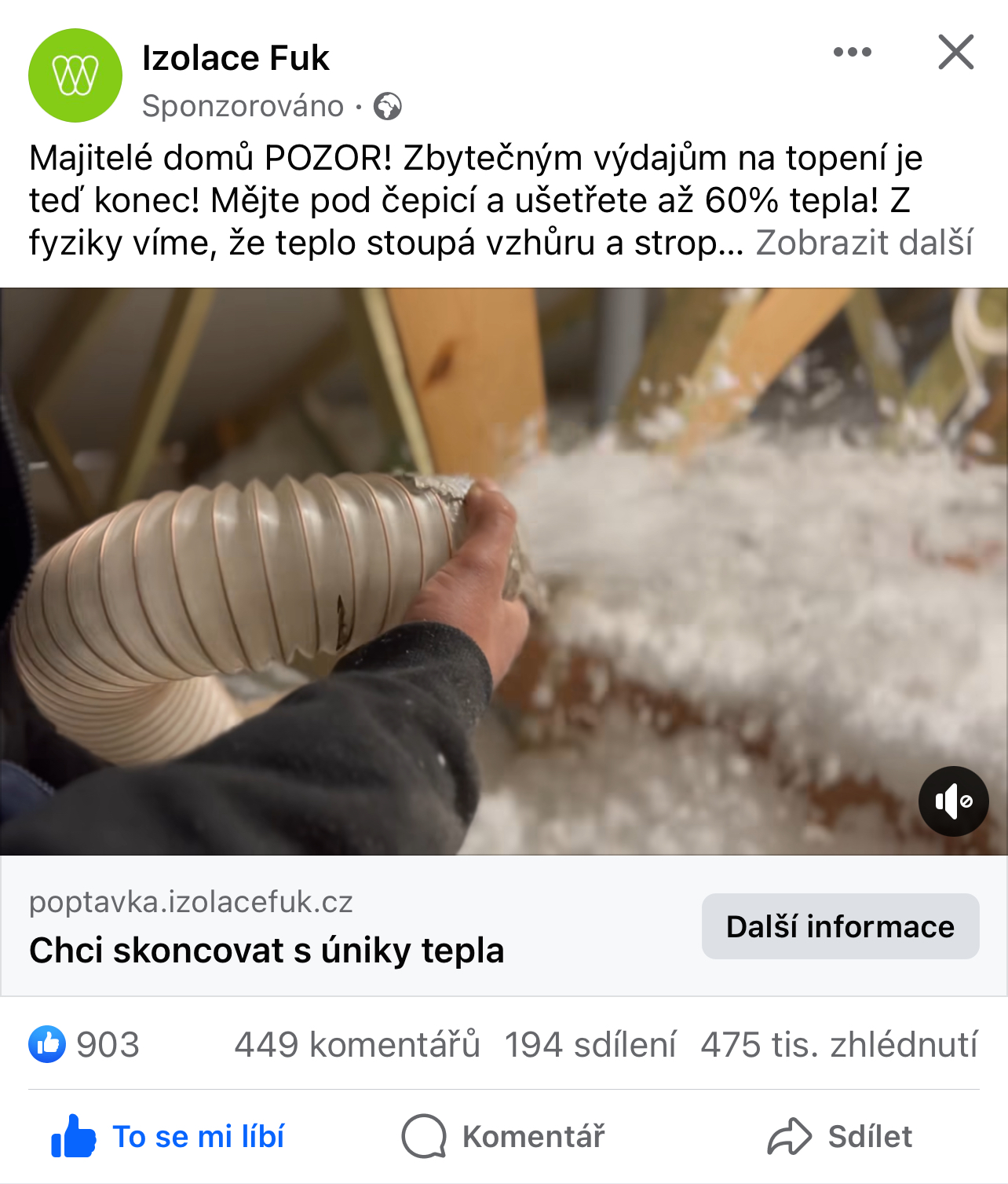 Facebook reklama